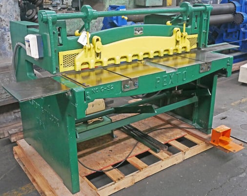 16 gauge x 4.4' Pexto #G52-A, Power Shear, 30" Back Gauge, 37" Front Gauge, 3 HP - Image 3