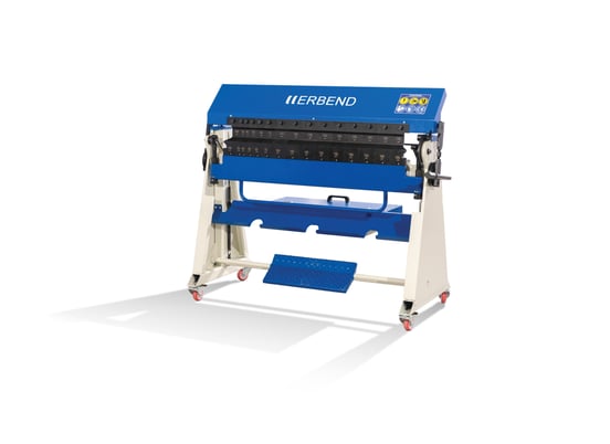 49.21" Erbend #UFA-1212, Manual Folder, 18 gauge, 8" Open Height, 19.6" Back Gauge, 8" Stroke Vertical Clamp - Image 2