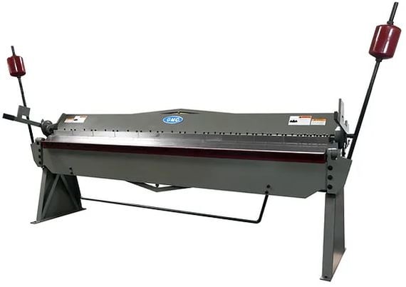 14 gauge x 10' GMC #BB-1014-6 HD, Manual Box and Pan Brake, 6" Box depth, 1" Beam Adjust., 1.6" Beam Opening - Image 1