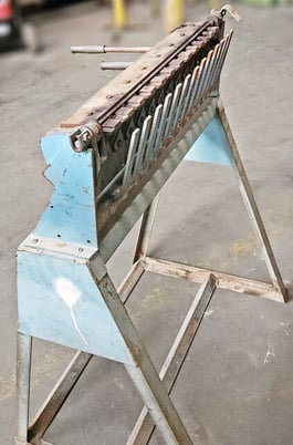 Lockformer #20-Gauge, Cleat Bender, 20 gauge capacity, 24" Forming length - Image 4