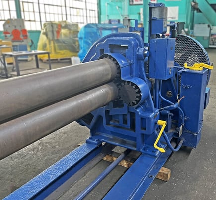 8' x 3/16" Rock River Machine Co. #8x3/16, Mechanical Initial Pinch Plate Roll, 3-Roll, 7.375" diameter - Image 10