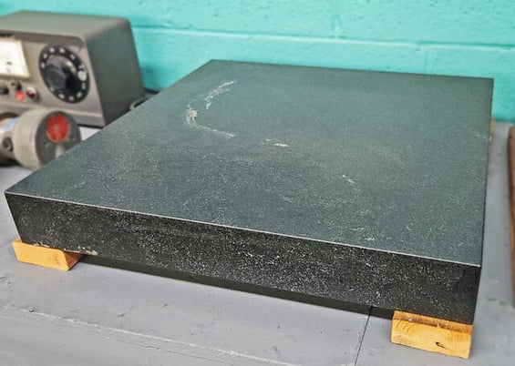 24.25" x 24.25" x 3.25" Quality, Black Granite Surface Plate - Image 1