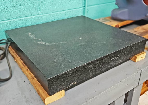 24.25" x 24.25" x 3.25" Quality, Black Granite Surface Plate - Image 2