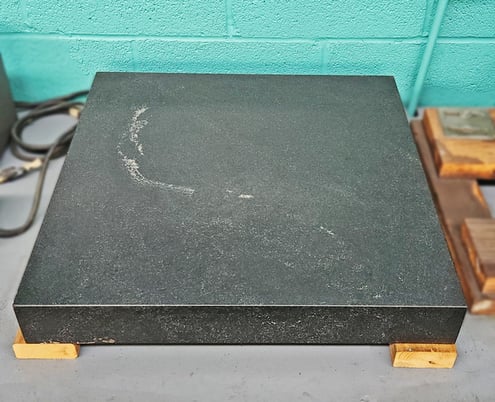 24.25" x 24.25" x 3.25" Quality, Black Granite Surface Plate - Image 3