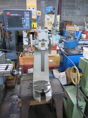 3 Ton, Dake #1-1/2-B, Ratchet Leverage Arbor Press, 18.25" stroke, 7 throat, 1.25" x 1.25" x 24.5" Ram, w/ - Image 4