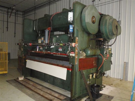 100 Ton, Dreis & Krump #SS100-48-120, straight side double crank press, 6" stroke, 48" x 120" bed, 12" x 48" - Image 2