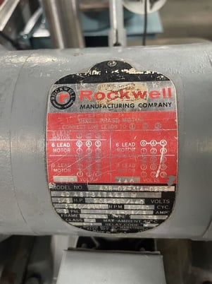 6" Rockwell #438, Carbide Tool Grinder, 3450 RPM, 0.5 HP, diamond wheels - Image 2