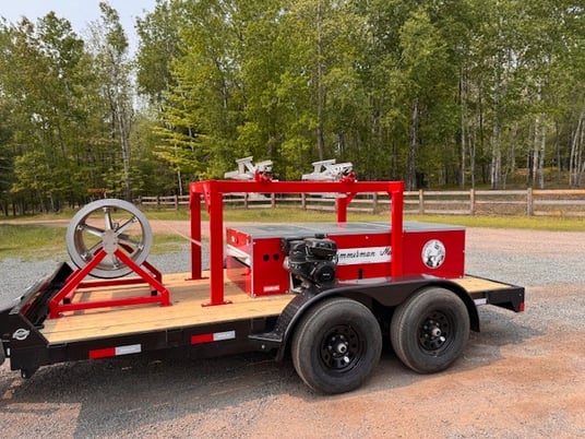 Zimmerman, portable rollformer, Z Panel 1" Snap Lock Roofing - Image 1