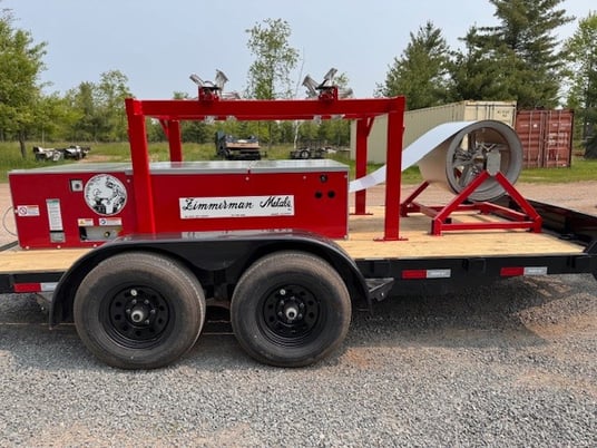 Zimmerman, portable rollformer, Z Panel 1" Snap Lock Roofing - Image 3