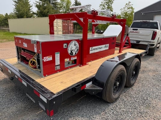 Zimmerman, portable rollformer, Z Panel 1" Snap Lock Roofing - Image 4