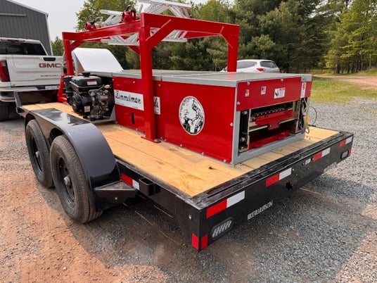 Zimmerman, portable rollformer, Z Panel 1" Snap Lock Roofing - Image 6