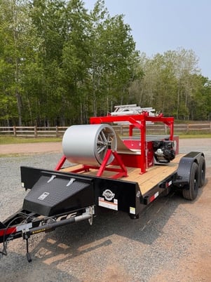 Zimmerman, portable rollformer, Z Panel 1" Snap Lock Roofing - Image 8