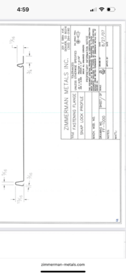 Zimmerman, portable rollformer, Z Panel 1" Snap Lock Roofing - Image 9