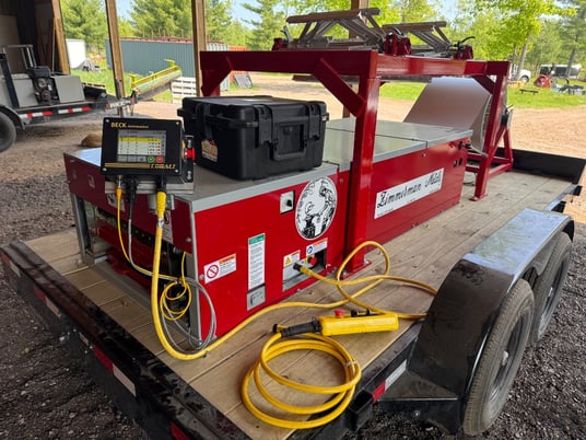 Zimmerman, portable rollformer, Z Panel 1" Snap Lock Roofing - Image 10