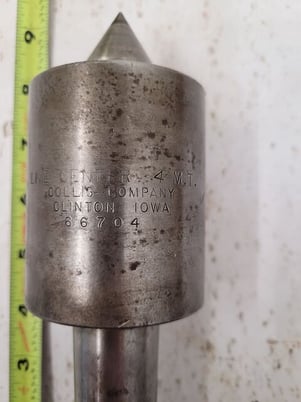 Live Center, Collis, #4 Morse Taper - Image 1