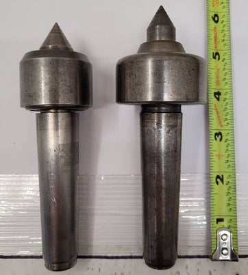 Live Center, Ideal Industries #Type-S, #3 Morse Taper, Set of 2 - Image 1