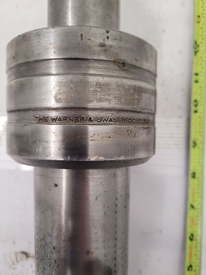 Live Center, Warner & Swasey #L-250HD-M4153, 2.5" diameter Straight Shank, 14.5" overall length - Image 2
