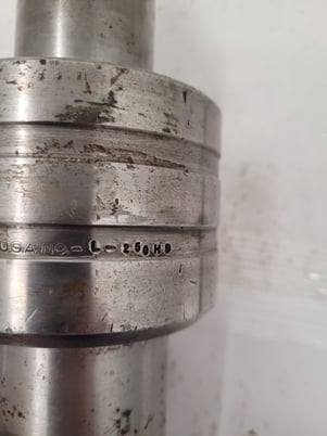 Live Center, Warner & Swasey #L-250HD-M4153, 2.5" diameter Straight Shank, 14.5" overall length - Image 3