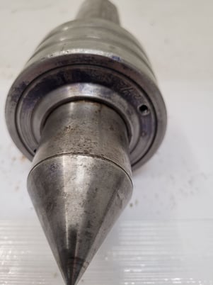 Live Center, Warner & Swasey #L-250HD-M4153, 2.5" diameter Straight Shank, 14.5" overall length - Image 5