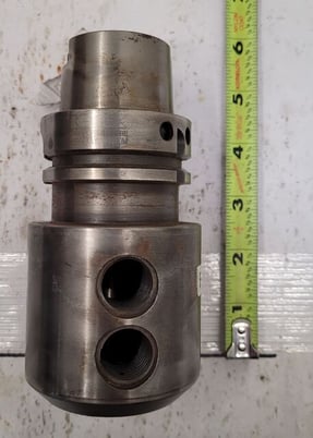Kennametal, Erickson #HSK-63A, collet adapter, 1.2598" Shank, 2.815" diameter Body, 4.3307" L Gage, 2.126" L - Image 2