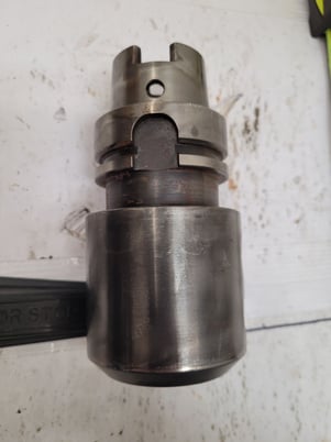 Kennametal, Erickson #HSK-63A, collet adapter, 1.2598" Shank, 2.815" diameter Body, 4.3307" L Gage, 2.126" L - Image 3