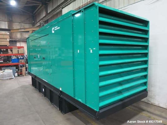 750 kW Cummins #DQCB, Diesel Generator, 1220 HP #QSK23-G7 engine, Tier 2, UL142 Fuel Tank, sound attenuated - Image 3