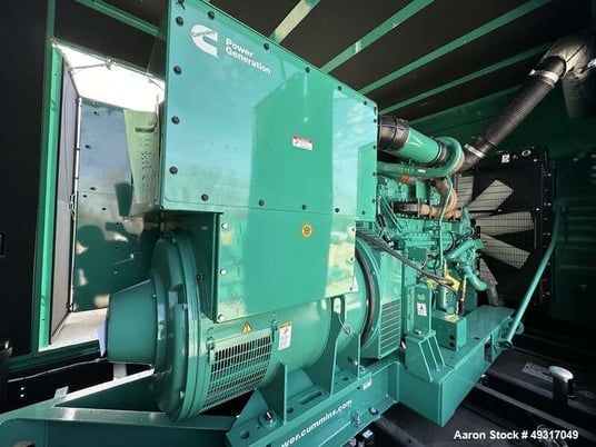 750 kW Cummins #DQCB, Diesel Generator, 1220 HP #QSK23-G7 engine, Tier 2, UL142 Fuel Tank, sound attenuated - Image 5