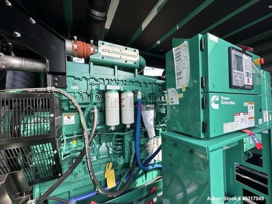 750 kW Cummins #DQCB, Diesel Generator, 1220 HP #QSK23-G7 engine, Tier 2, UL142 Fuel Tank, sound attenuated - Image 7