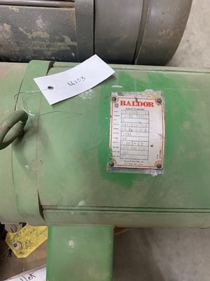 3 HP 1750 RPM Baldor, Frame 215C, TEFC, 180 VA, 100/200 VF - Image 5