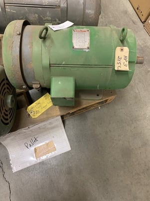 3 HP 1750 RPM Baldor, Frame 215C, TEFC, 180 VA, 100/200 VF - Image 6