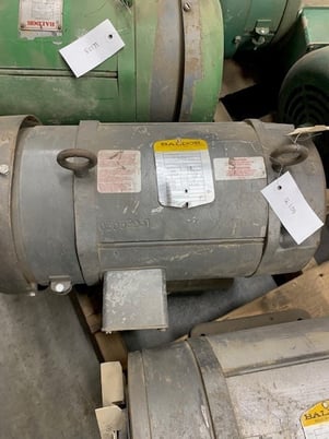 3 HP 1750 RPM Baldor, Frame 215C, TEFC, 180 VA, 100/200 VF - Image 8