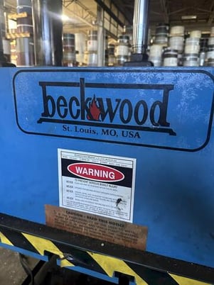 Beckwood #683640, 4-post hydraulic press, Allen Bradley PanelView 300 - Image 3