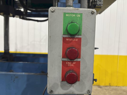 Beckwood #683640, 4-post hydraulic press, Allen Bradley PanelView 300 - Image 8