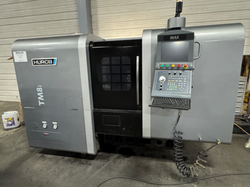 Hurco #TM-8i, slant bed CNC lathe, 20.6" swing, 23.2" centers, 2.6" bar, 14" turn diameter, 20.6" turn - Image 1