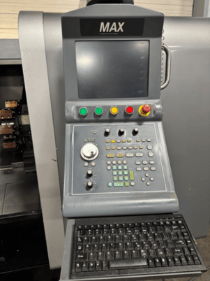Hurco #TM-8i, slant bed CNC lathe, 20.6" swing, 23.2" centers, 2.6" bar, 14" turn diameter, 20.6" turn - Image 6