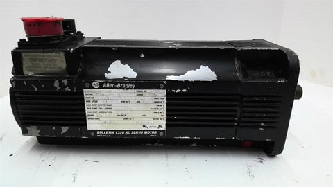 Allen-Bradley #1326AB-B420E-21-SER-C, servo motor, 3000 RPM, 12.64 ohms, 2.84 amps - Image 3