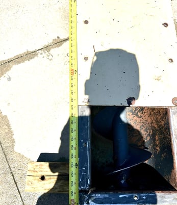 9" diameter x 13' long, Screw conveyor, carbon steel, 10" x 10" outlet - Image 7