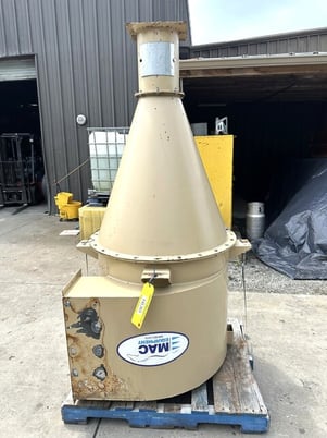 Mac cyclone, 36" diameter, 122" height, Carbon steel - Image 1