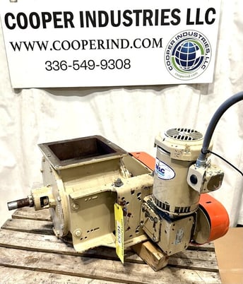 10" x 10" Mac #HD12x10, rotary airlock, Carbon steel, 1 HP, 1750 RPM - Image 3