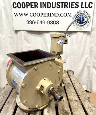 10" x 10" Mac #HD12x10, rotary airlock, Carbon steel, 1 HP, 1750 RPM - Image 4
