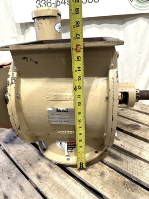 10" x 10" Mac #HD12x10, rotary airlock, Carbon steel, 1 HP, 1750 RPM - Image 9