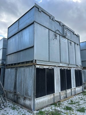 885 Ton, Frick #IDC-3540-4-Q, Evaporative Condenser, 627.65 Ton Ammonia, 143820 CFM, 27.35 cu.ft. Coil, 300 - Image 4