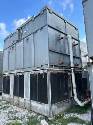 885 Ton, Frick #IDC-3540-4-Q, Evaporative Condenser, 627.65 Ton Ammonia, 143820 CFM, 27.35 cu.ft. Coil, 300 - Image 5