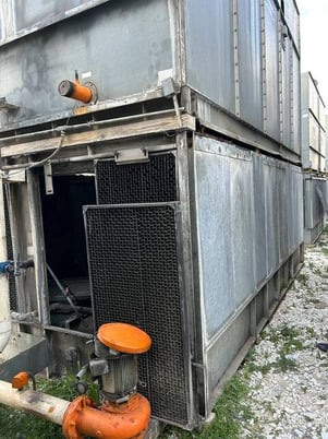 885 Ton, Frick #IDC-3540-4-Q, Evaporative Condenser, 627.65 Ton Ammonia, 143820 CFM, 27.35 cu.ft. Coil, 300 - Image 8