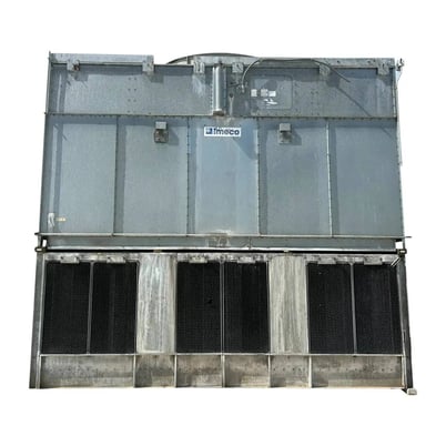 885 Ton, Frick #IDC-3540-4-Q, Evaporative Condenser, 627.65 Ton Ammonia, 143820 CFM, 27.35 cu.ft. Coil, 300 - Image 1