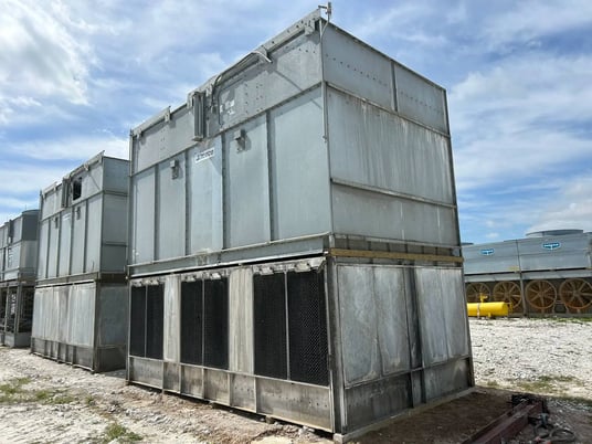 885 Ton, Frick #IDC-3540-4-Q, Evaporative Condenser, 627.65 Ton Ammonia, 143820 CFM, 27.35 cu.ft. Coil, 300 - Image 5
