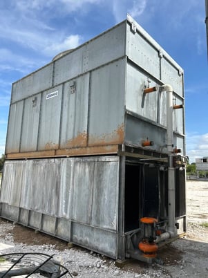 885 Ton, Frick #IDC-3540-4-Q, Evaporative Condenser, 627.65 Ton Ammonia, 143820 CFM, 27.35 cu.ft. Coil, 300 - Image 7