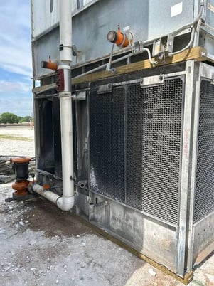 885 Ton, Frick #IDC-3540-4-Q, Evaporative Condenser, 627.65 Ton Ammonia, 143820 CFM, 27.35 cu.ft. Coil, 300 - Image 10