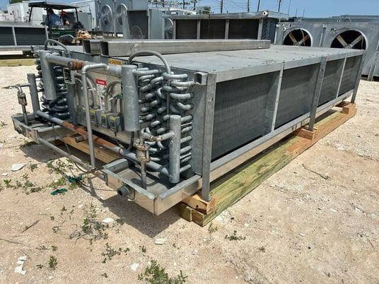 4 Fans, York #DC30-484, Ammonia Evaporator Coil, Low Temperature, Wet Coil, 7.99 cu.ft., Left Handed, 2 HP - Image 3