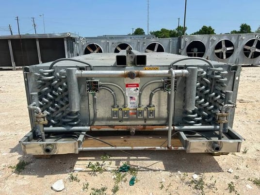 4 Fans, York #DC30-484, Ammonia Evaporator Coil, Low Temperature, Wet Coil, 7.99 cu.ft., Left Handed, 2 HP - Image 6